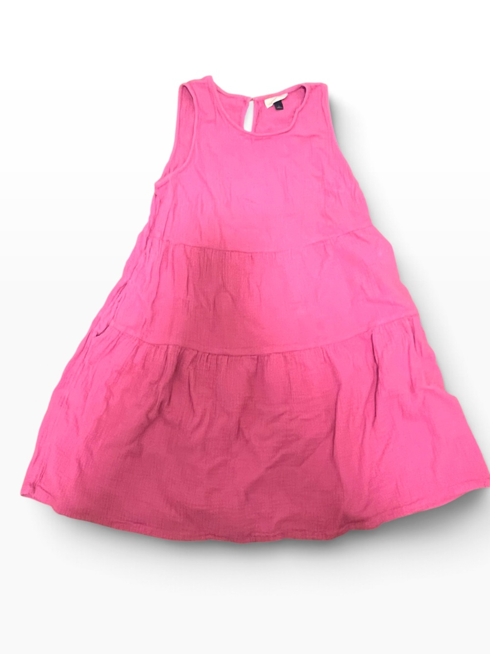 Universal Thread 100% Cotton Gauze Sleeveless Dress Pink Large